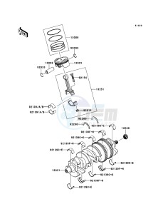 ZZR1400_ABS ZX1400FEFB FR GB XX (EU ME A(FRICA) drawing Crankshaft/Piston(s)