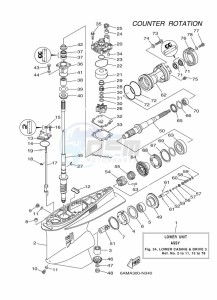 FL200BETX drawing PROPELLER-HOUSING-AND-TRANSMISSION-3