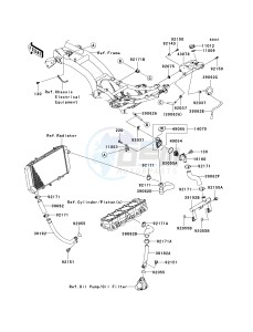 ZR 750 L [Z750 AU] (L7F-L8F) L8F drawing WATER PIPE