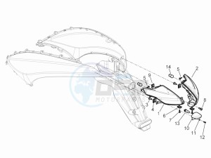 Beverly 350 4t 4v ie e3 Sport Touring drawing Tail light - Turn signal lamps