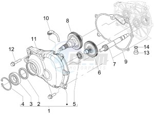 Runner 125 VX 4t SC e3 drawing Reduction unit