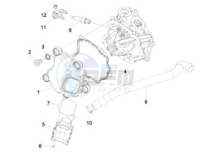 MP3 300 ie lt Touring drawing Cylinder head cover