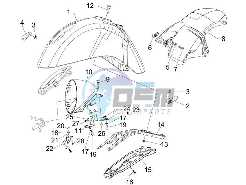 Wheel housing - Mudguard