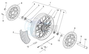 Griso S.E. 1200 8V drawing SE Front wheel