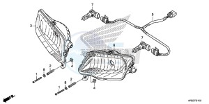 TRX420FE1F TRX420 Europe Direct - (ED) drawing HEADLIGHT