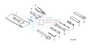 CBR1000RRA UK - (E / MKH) drawing TOOLS