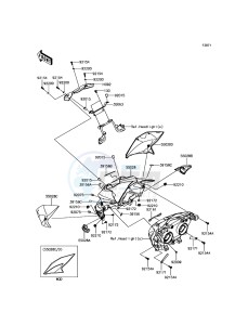 Z800 ABS ZR800FGF UF (UK FA) XX (EU ME A(FRICA) drawing Cowling