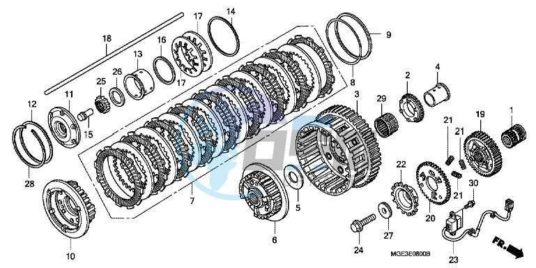 CLUTCH (VFR1200F)