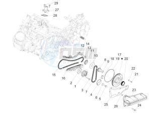 Medley 125 4T ie ABS (EMEA) drawing Oil pump