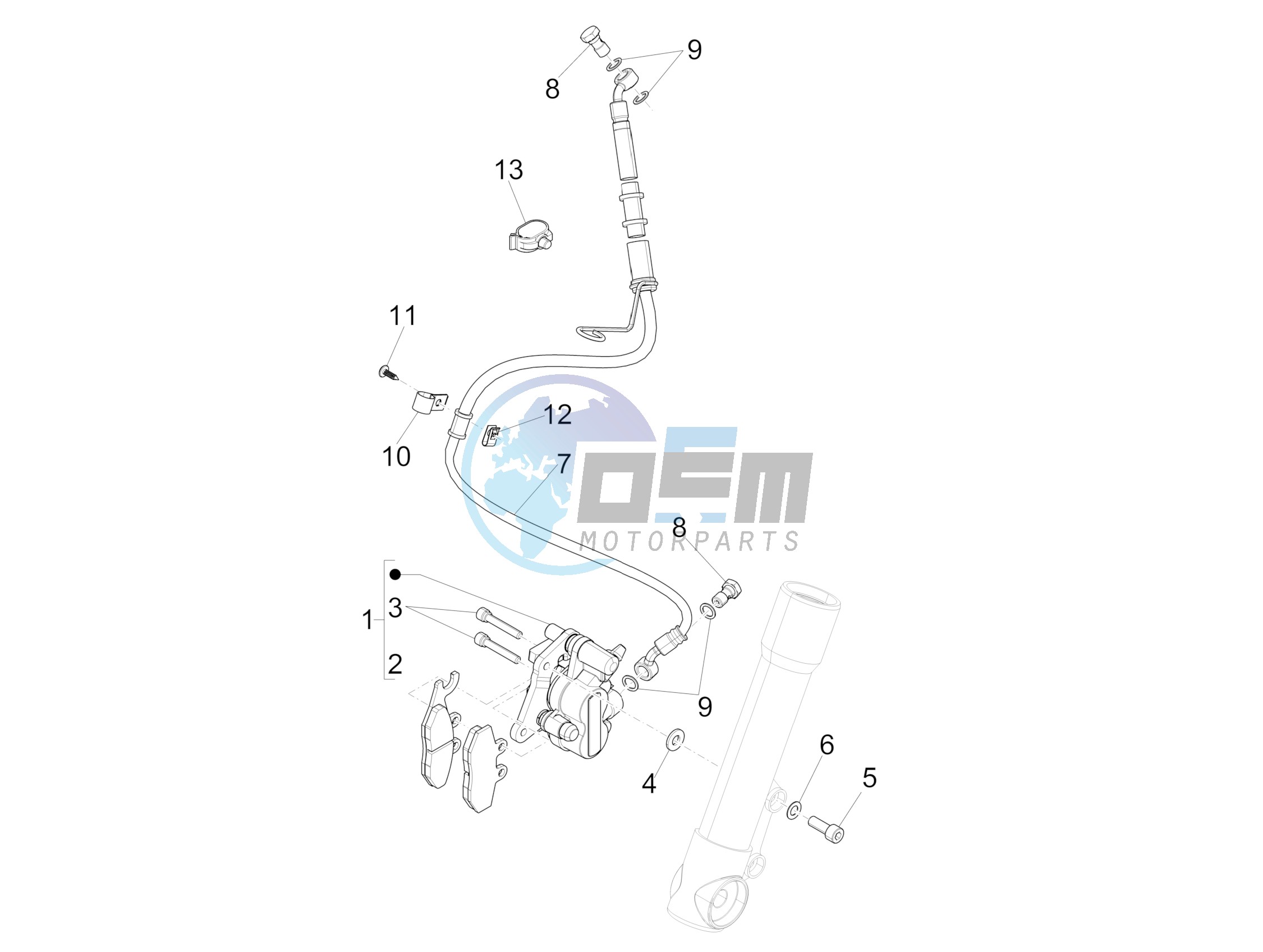 Brakes pipes - Calipers