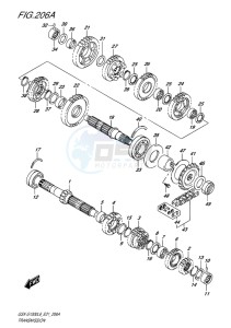 GSX-S 1000 drawing TRANSMISSION