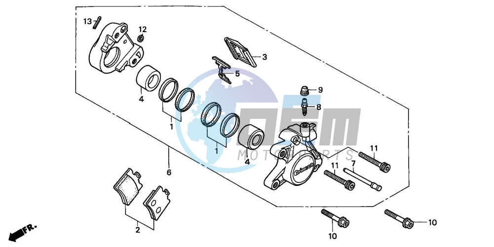 FRONT BRAKE CALIPER