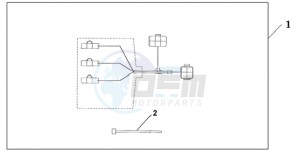 NT700VA UK - (E / MKH) drawing QUARTET HARNESS