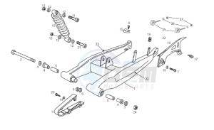 SMT 50 drawing Swing arm - Shock absorber