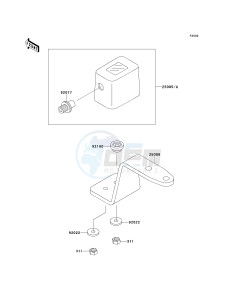 KDX 220 A [KDX220R] (A4-A8) [KDX220R] drawing METER-- S- -