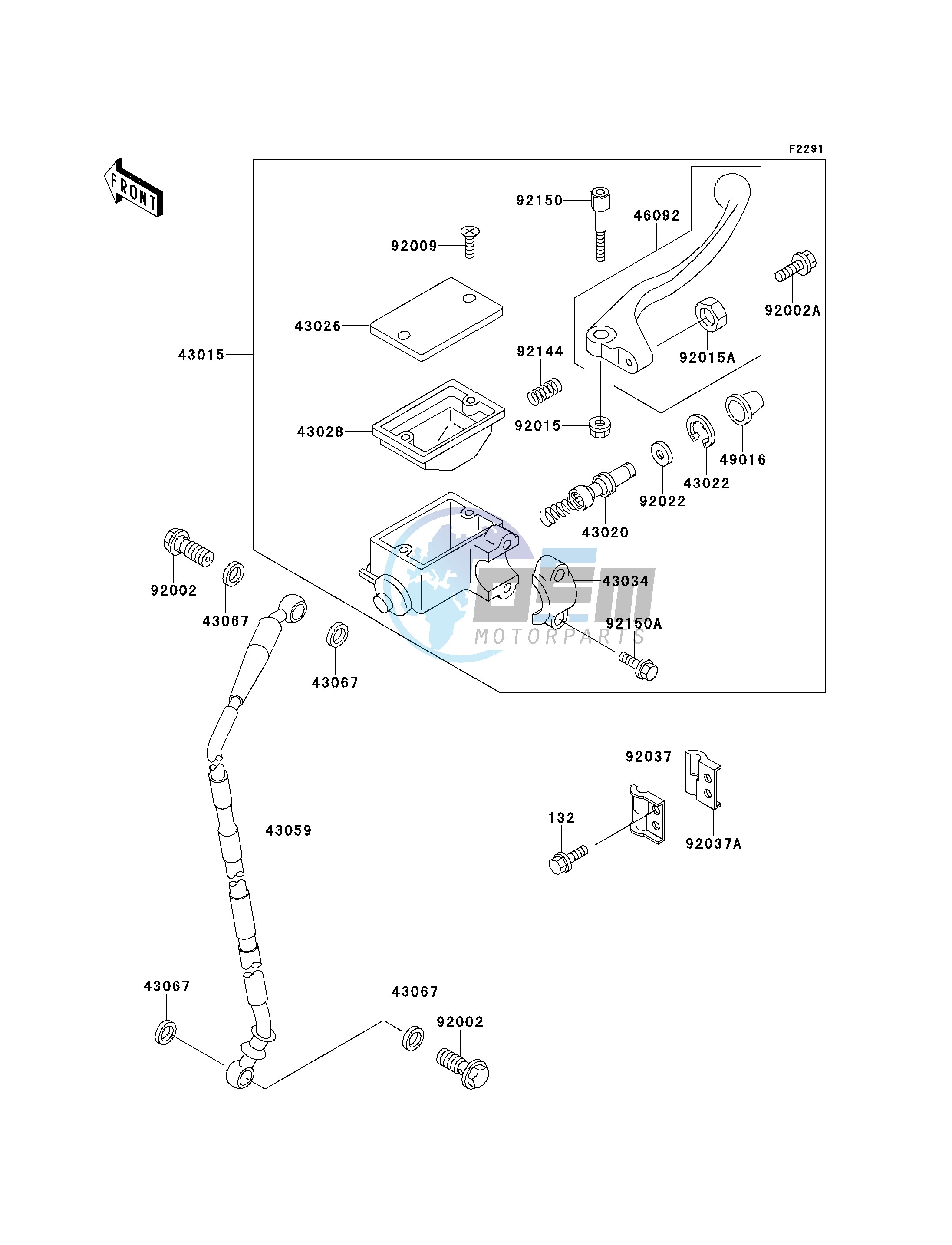 FRONT MASTER CYLINDER