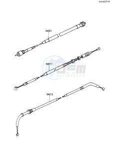 KZ 550 F [SPECTRE] (F1-F2) [SPECTRE] drawing CABLES