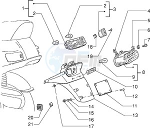 SKR 80 city drawing Rear tail lamp