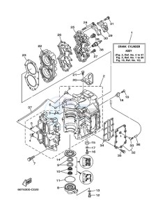 E40XMHL drawing CYLINDER--CRANKCASE