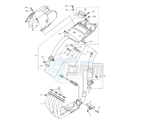 FZ6 S2 600 drawing EXHAUST