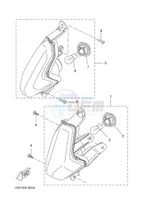 YPR125R XMAX 125 EVOLIS 125 (2DMF 2DMF) drawing FLASHER LIGHT