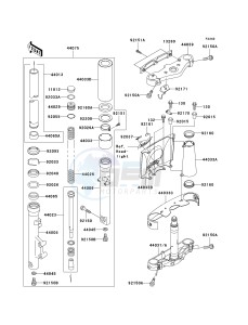 VN 1500 N [VULCAN 1500 CLASSIC FI] (N1-N3) [VULCAN 1500 CLASSIC FI] drawing FRONT FORK