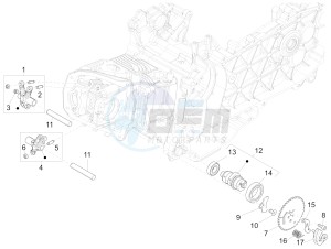 SPRINT 150 4T 3V IE ABS E3 (EMEA) drawing Rocking levers support unit