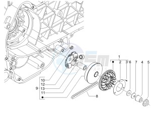 Liberty 125 4t Sport e3 drawing Driving pulley