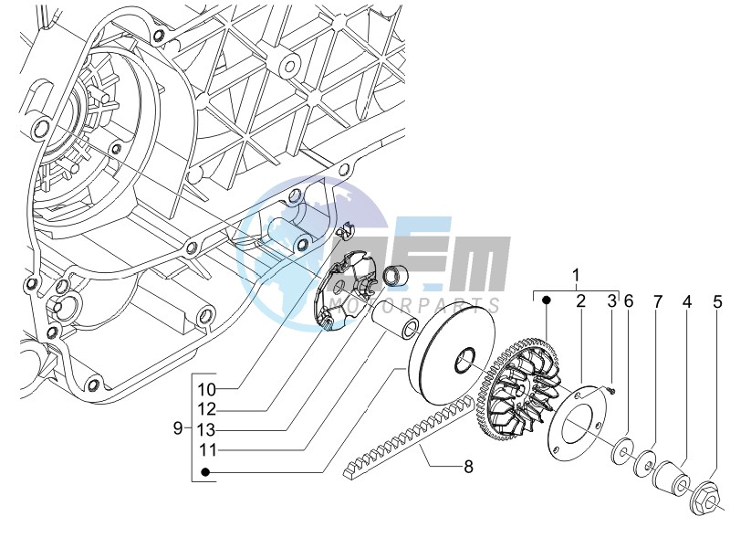 Driving pulley