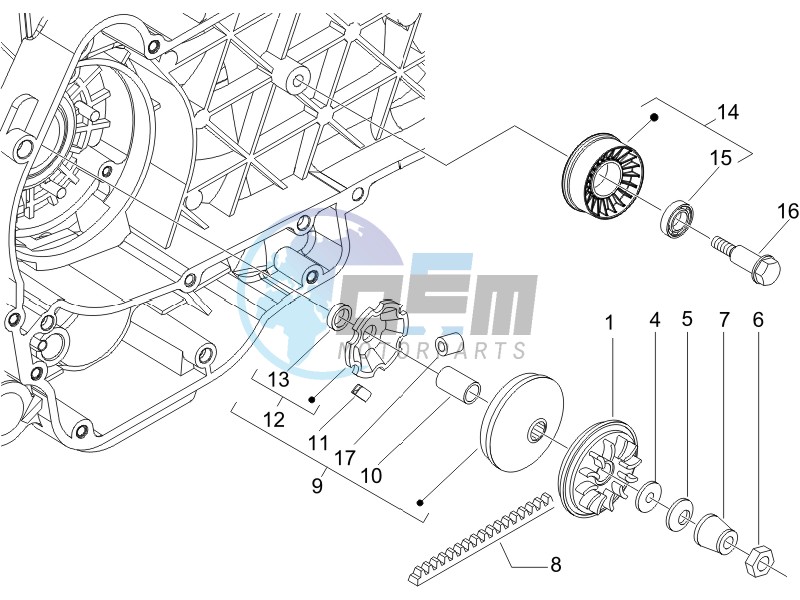 Driving pulley