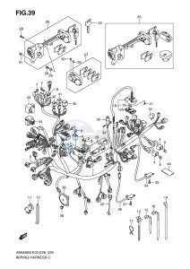 AN650 (E3-E28) Burgman drawing WIRING HARNESS (AN650AK6 AK7 AK8)