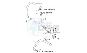 Tuono 1000 v4 R Std APRC drawing Secondary air