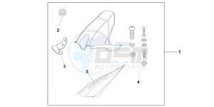 CBR1000RR9 Korea - (KO / HRC MME) drawing HUGGER REPSOL REPLICA