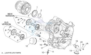 Shiver 750 drawing Oil pump