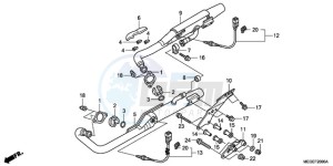 VT750CA9 Ireland - (EK / MME ST) drawing EXHAUST MUFFLER