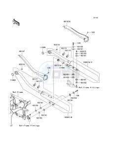 VN 900 D[VULCAN 900 CLASSIC LT] (6F-9F) D7F drawing MUFFLER-- S- -