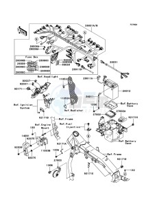 VN2000 VN2000-A2H GB XX (EU ME A(FRICA) drawing Chassis Electrical Equipment