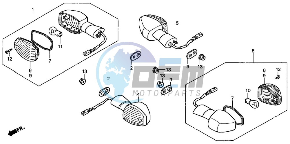 WINKER (CBR600F/FS/FR) (CBR600F4-KO,2KO,U)