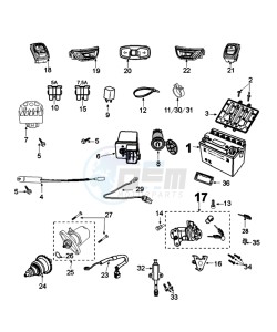 DJANGO 50 4TYA OC drawing ELECTRIC EQUIPMENT