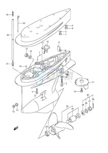 DF 200 drawing Gear Case