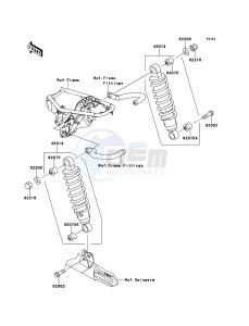 W800 EJ800AEF GB XX (EU ME A(FRICA) drawing Suspension/Shock Absorber