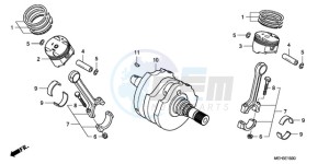 NSA700A9 Australia - (U / MME REF) drawing CRANKSHAFT/PISTON