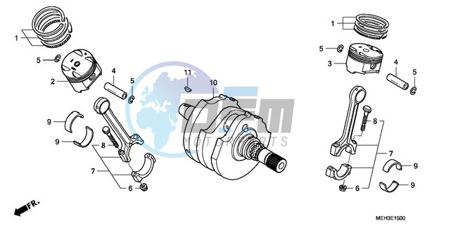 CRANKSHAFT/PISTON