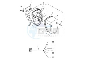 XVZ ROYAL STAR 1300 drawing TAILLIGHT