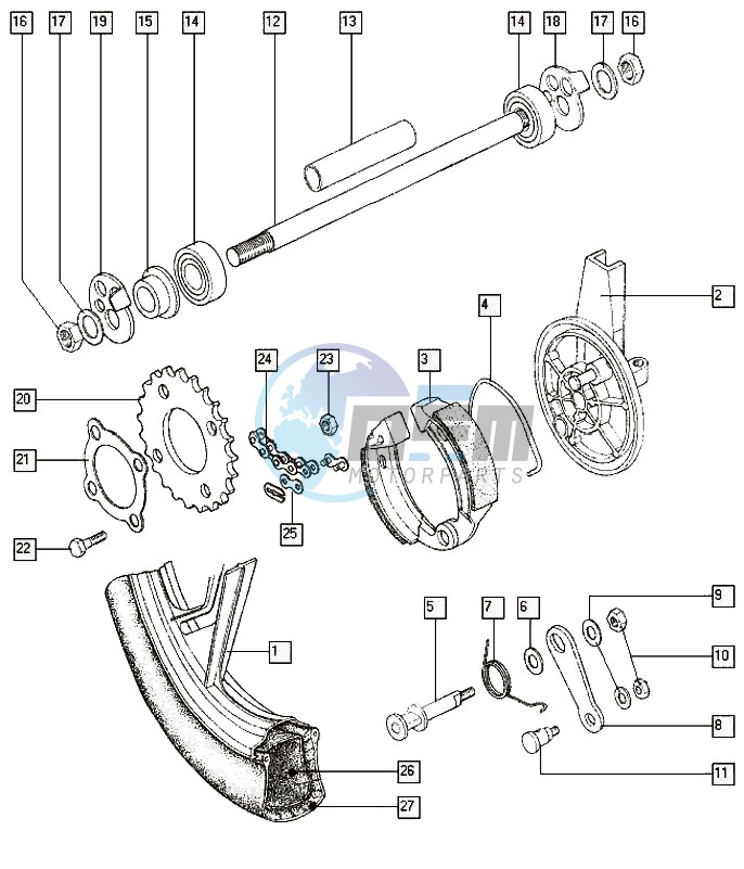 Rear wheel