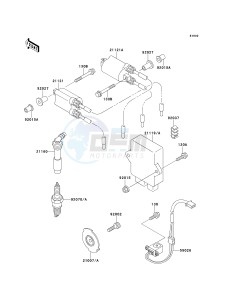 ZX 600 E [NINJA ZX-6] (E7-E9) [NINJA ZX-6] drawing IGNITION SYSTEM