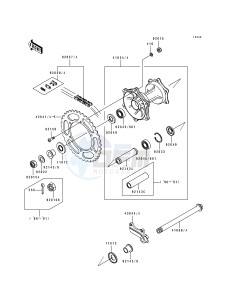 KX 500 E [KX500] (E1-E3) [KX500] drawing REAR HUB