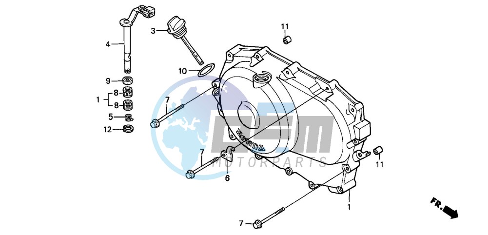 RIGHT CRANKCASE COVER