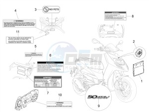 Typhoon 50 4T 4V E2 (NAFTA) drawing Plates - Emblems