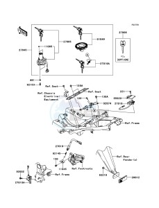 NINJA 250R EX250KCF GB XX (EU ME A(FRICA) drawing Ignition Switch